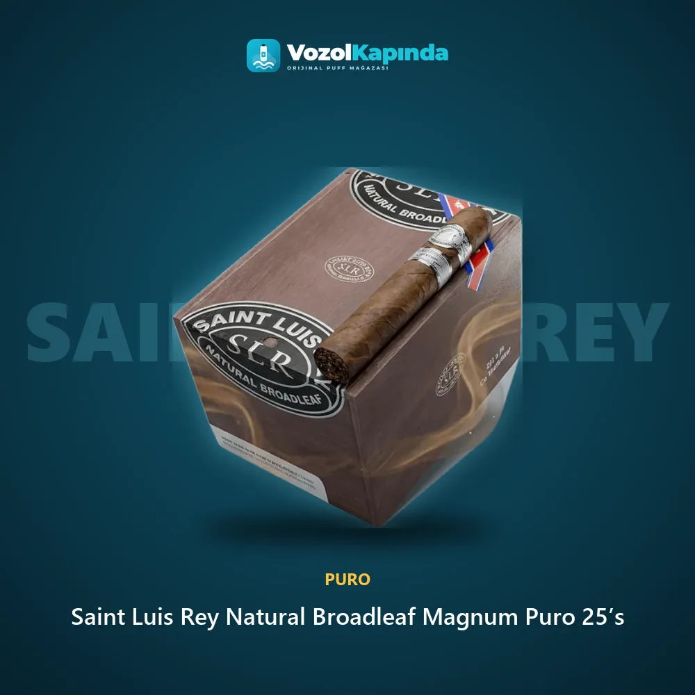 Saint Luis Rey Natural Broadleaf Magnum Puro 25’s Özellikleri Saint Luis Rey Natural Broadleaf Magnum Puro 25’s özellikleri: orijinal ürün, kapıda ödeme, gizli paket