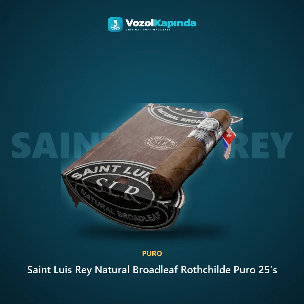 Saint Luis Rey Natural Broadleaf Rothchilde Puro 25’s Bilgi Kartı Saint Luis Rey Natural Broadleaf Rothchilde Puro 25’s özellikleri: orijinal ürün, kapıda ödeme, gizli paket
