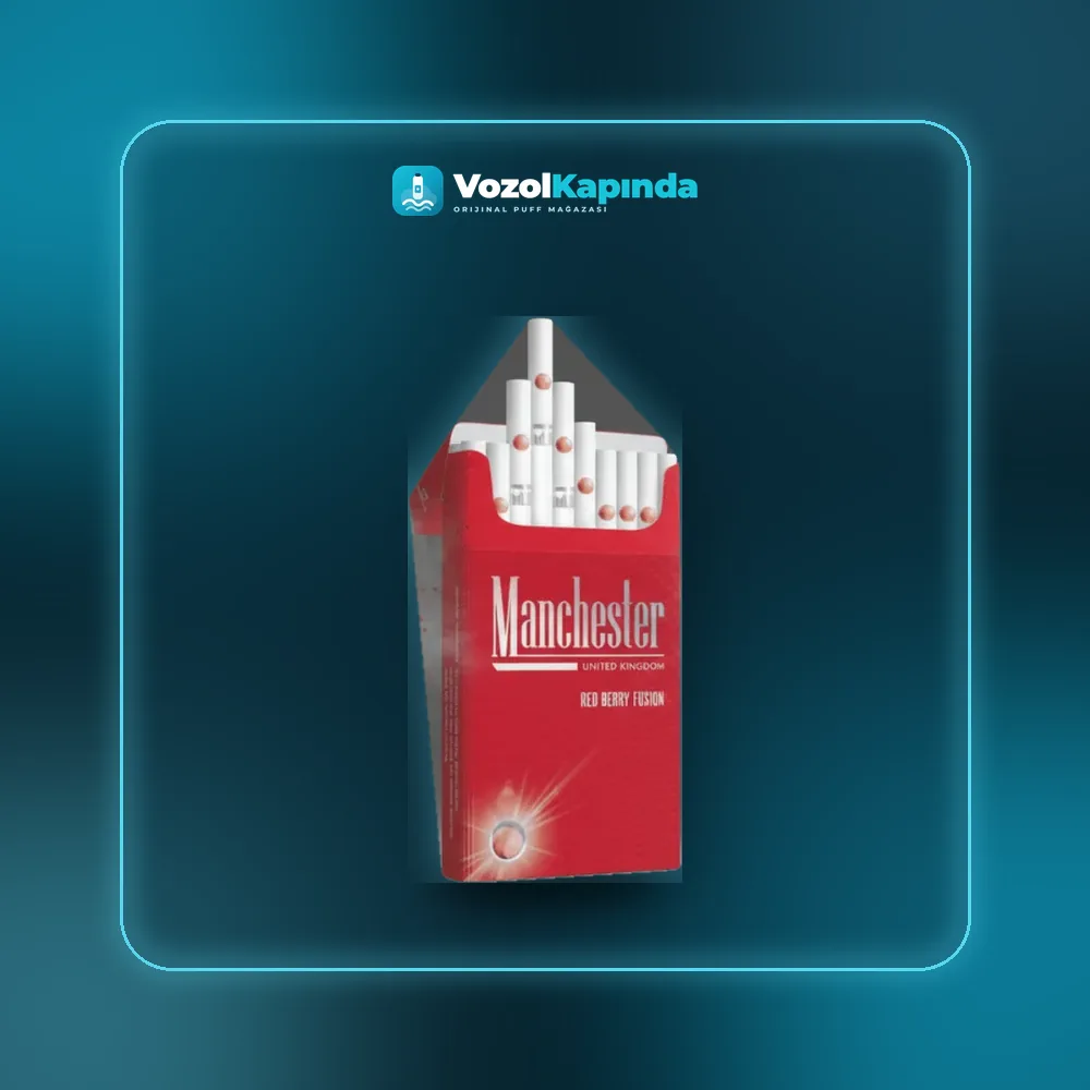 Manchester Red Berry Fusion sigara Çilek ve Nane Satın Al Manchester Red Berry Fusion sigara Çilek ve Nane satın al, Vozol Kapında