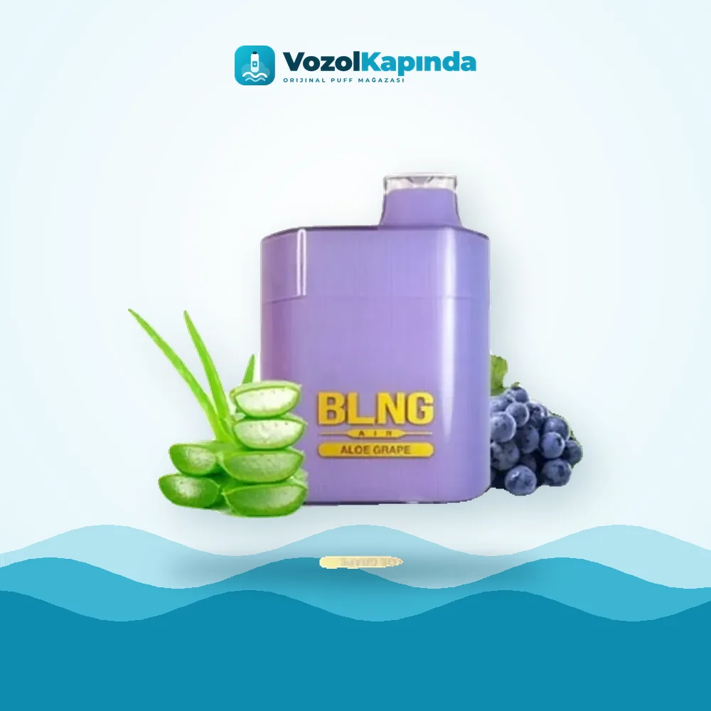 BLNG Air 6000 Aloe Grape Puff Aloe vera ve Üzüm ürün görseli, orijinal puff bar