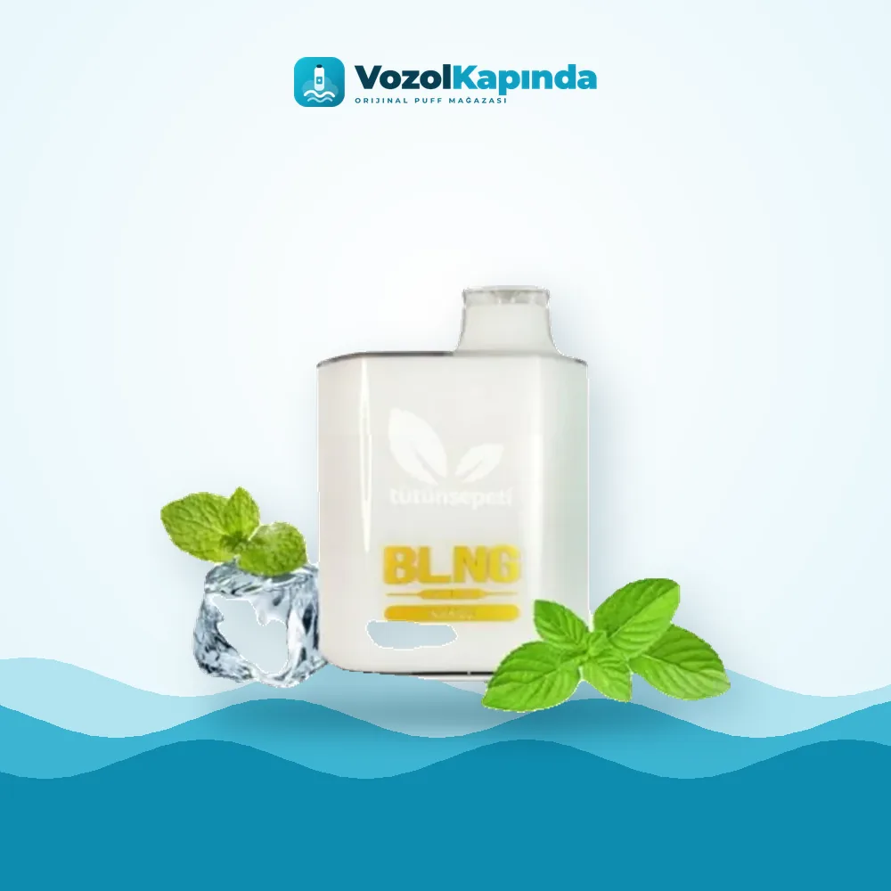 BLNG Air 6000 Naked Puff Mentol aromalı Orijinal Ambalaj BLNG Air 6000 Naked Puff Mentol aromalı paket görünümü