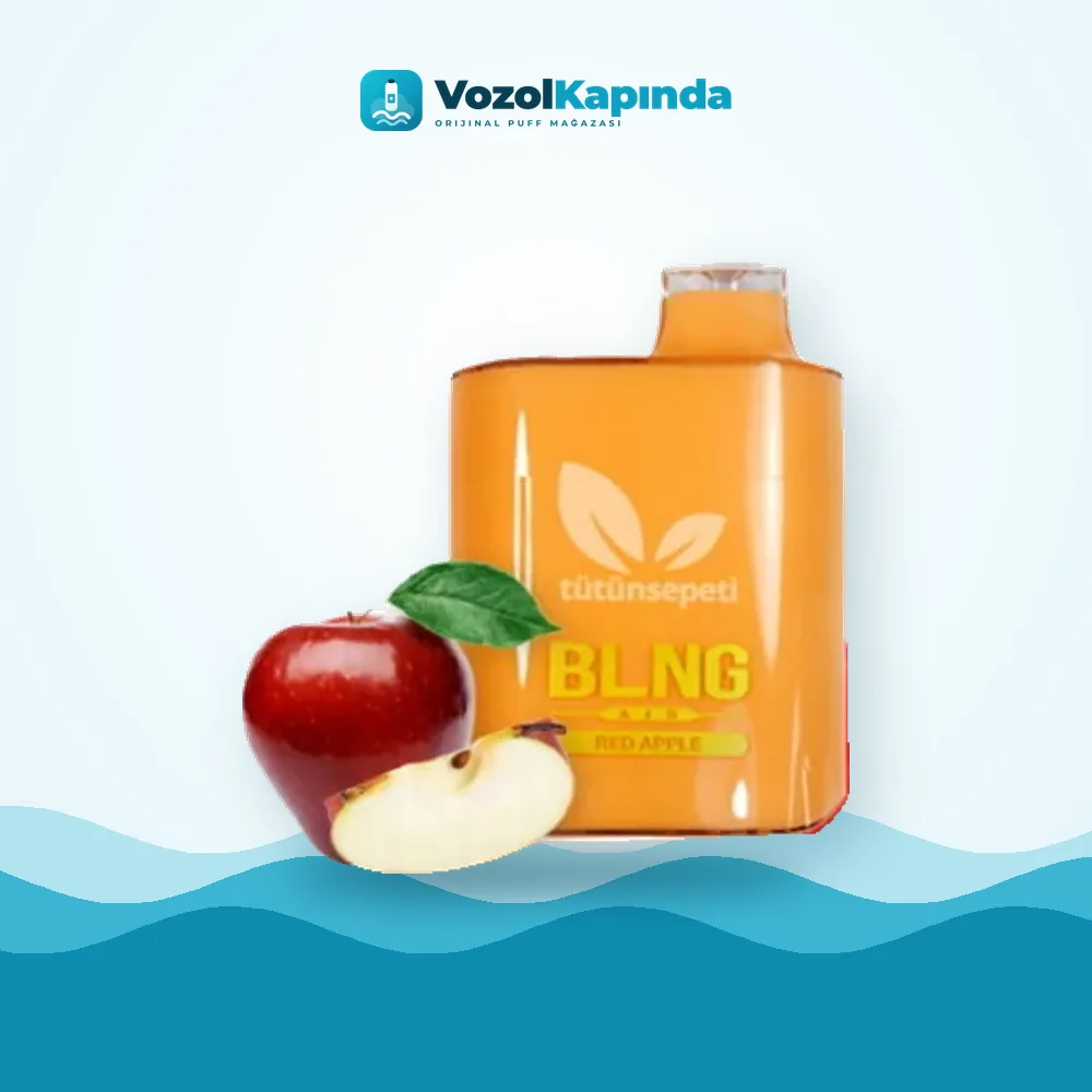 BLNG Air 6000 Red Apple Puff Elma aromalı Ürün Görseli BLNG Air 6000 Red Apple Puff Elma aromalı ürün görseli, orijinal puff bar