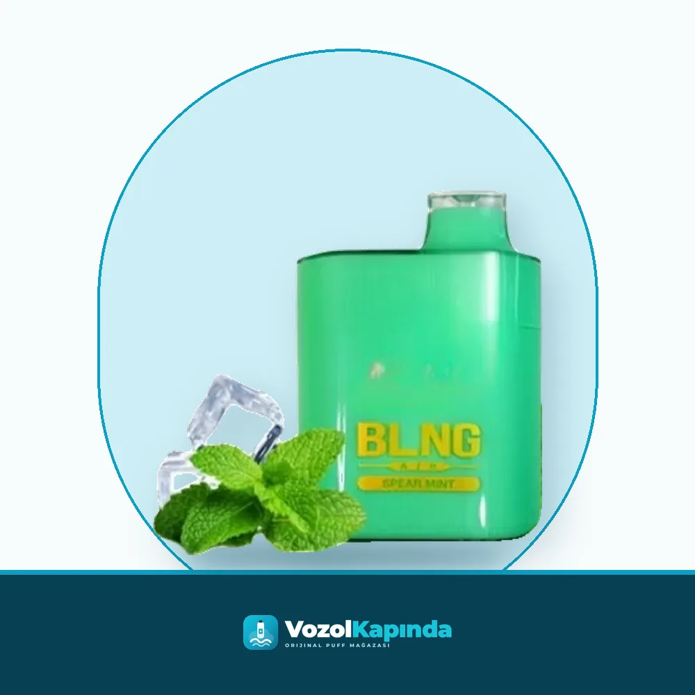 BLNG Air 6000 Spear Mint Puff Paket Görünümü BLNG Air 6000 Spear Mint Puff ürün görseli, orijinal puff bar
