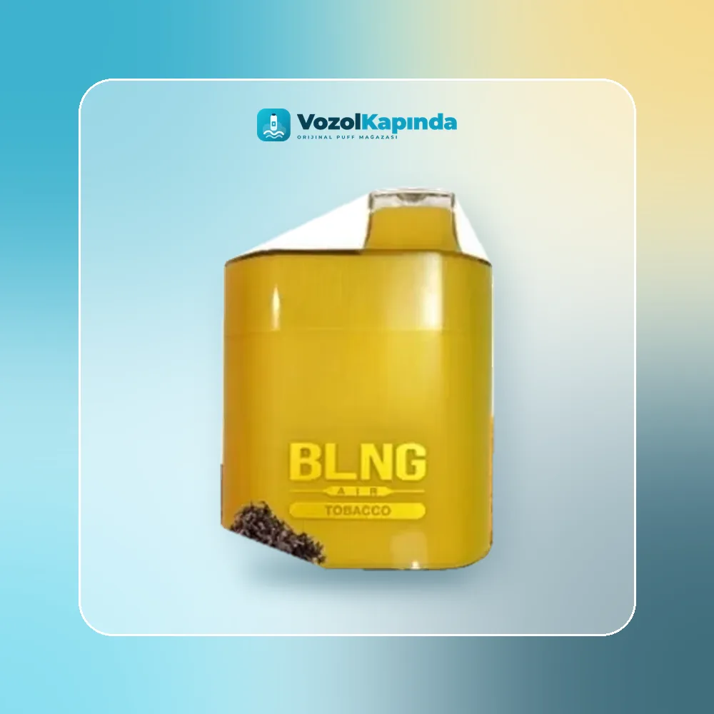 BLNG Air 6000 Tobacco Puff Tatlı Doğal Tütün aromalı ürün görseli, orijinal puff bar