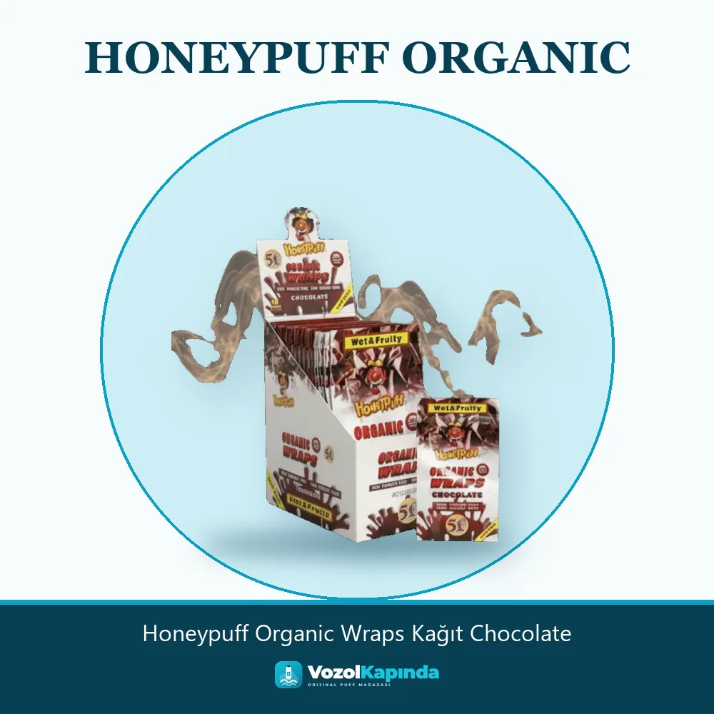 Honeypuff Organic Wraps Kağıt Chocolate sipariş avantajları: kapıda ödeme ve gizli paket