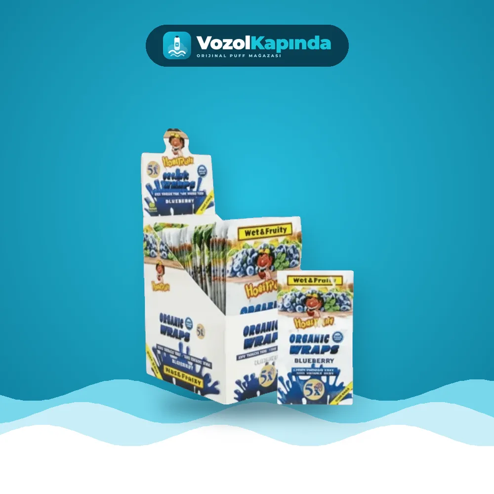 Honeypuff Organic Wraps Yabanmersini aromalı sarma kağıdı Sipariş Honeypuff Organic Wraps Yabanmersini aromalı sarma kağıdı, Vozol Kapında orijinal sarma kağıdı