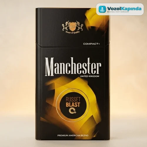 Manchester Queen Compact Russet Blast Sigara - Portakal Nane Aromalı
