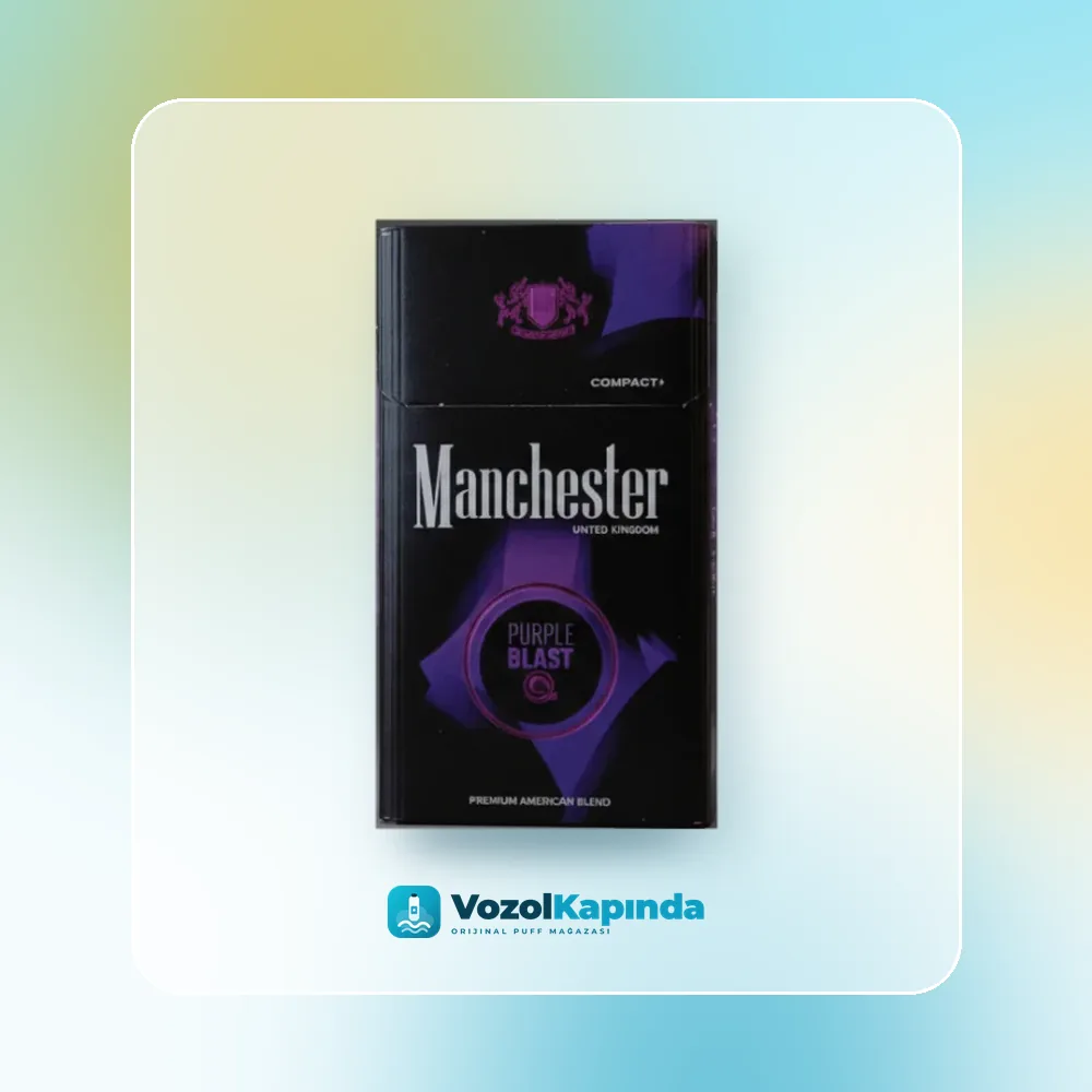 Manchester Queen Compact Purple Blast Sigara Fiyatı Manchester Queen Compact Purple Blast Sigara, Vozol Kapında orijinal sigara