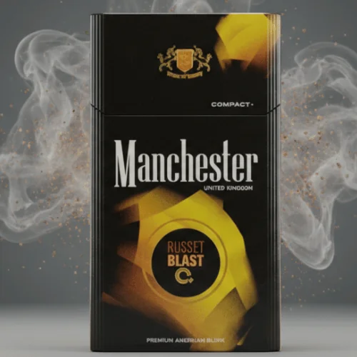 Manchester Queen Compact Russet Blast Sigara – Portakal Nane Aromalı