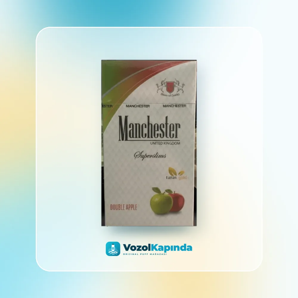 Manchester Superslims Double Apple Sigara (Elma) Sipariş Manchester Superslims Double Apple Sigara (Elma) fiyatı ve siparişi, Vozol Kapında