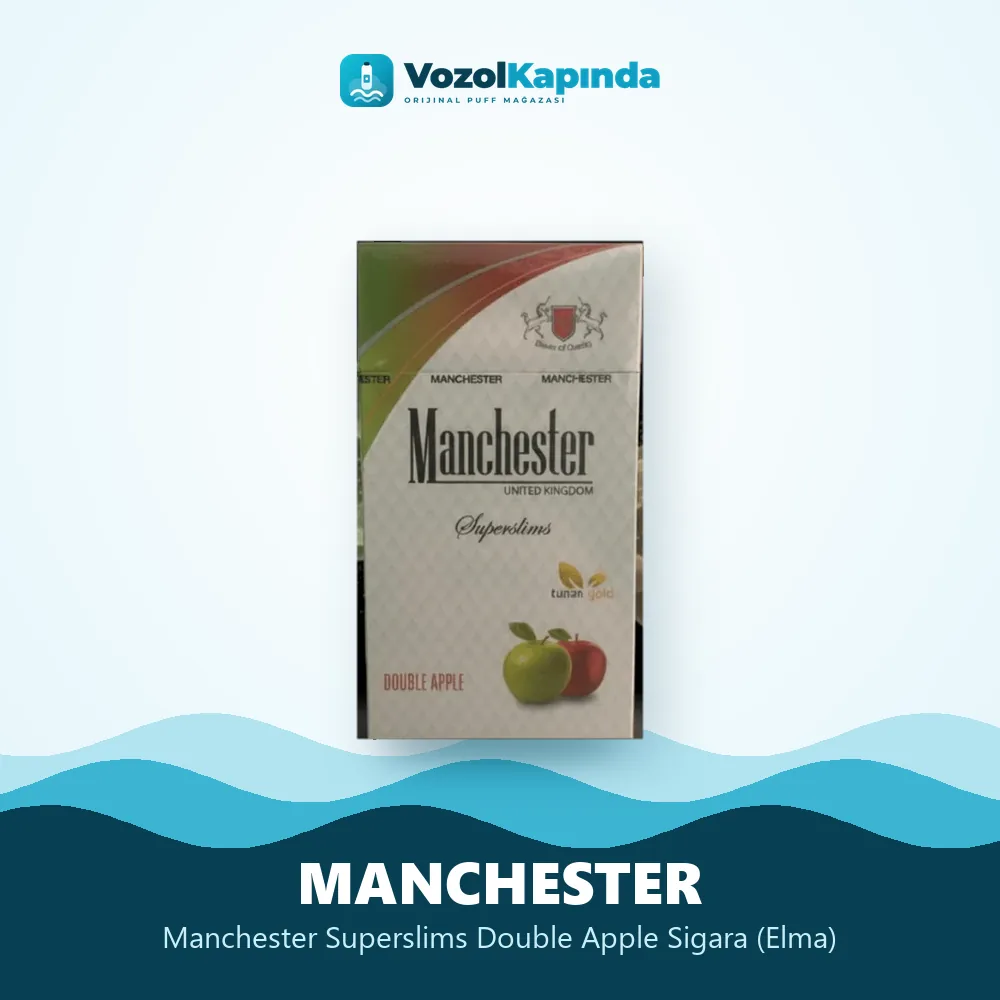Manchester Superslims Double Apple Sigara (Elma) Bilgi Kartı Manchester Superslims Double Apple Sigara (Elma) sipariş avantajları: kapıda ödeme ve gizli paket