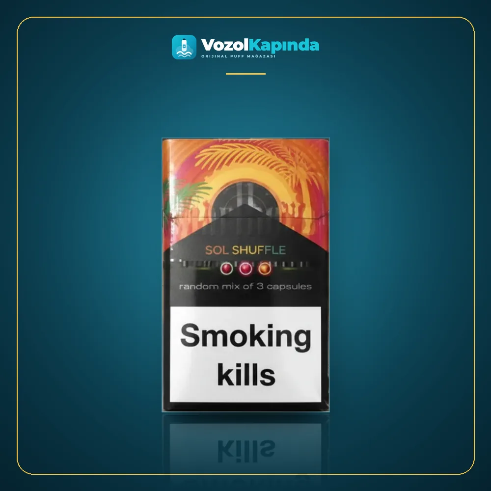 Marlboro Sol Shuffle Sigara Tropikal Meyve Aromalı Orijinal Ambalaj Marlboro Sol Shuffle Sigara Tropikal Meyve Aromalı ürün görseli, orijinal sigara