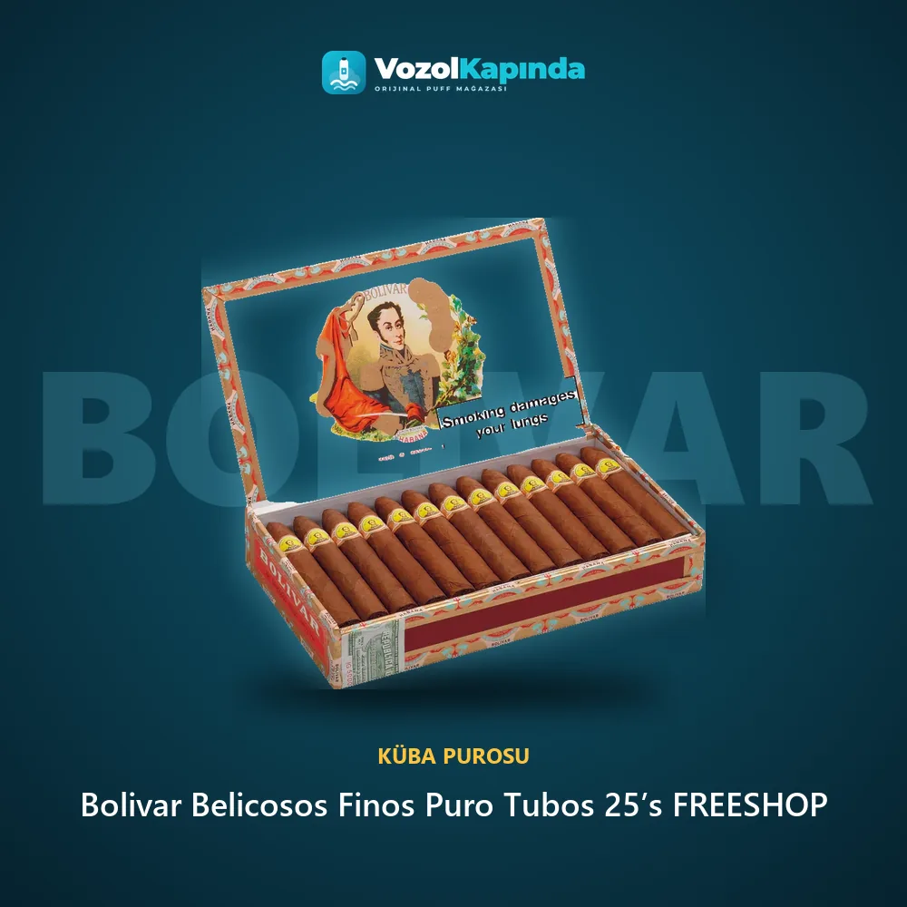 Bolivar Belicosos Finos Puro Tubos 25’s FREESHOP Bilgi Kartı Bolivar Belicosos Finos Puro Tubos 25’s FREESHOP özellikleri: orijinal ürün, kapıda ödeme, gizli paket