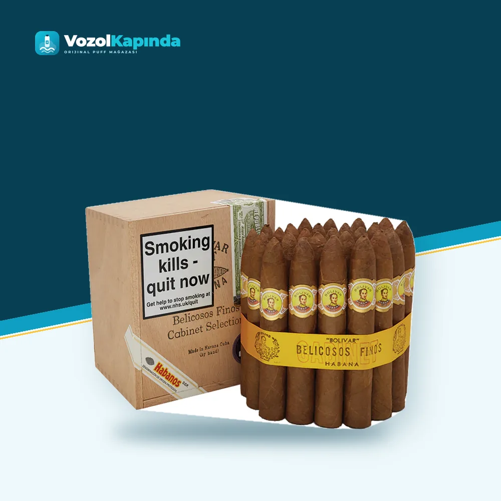 Bolivar Belicosos Finos SLB Puro Tubos 25’s FREESHOP Ürün Görseli Bolivar Belicosos Finos SLB Puro Tubos 25’s FREESHOP ürün görseli, orijinal Küba purosu