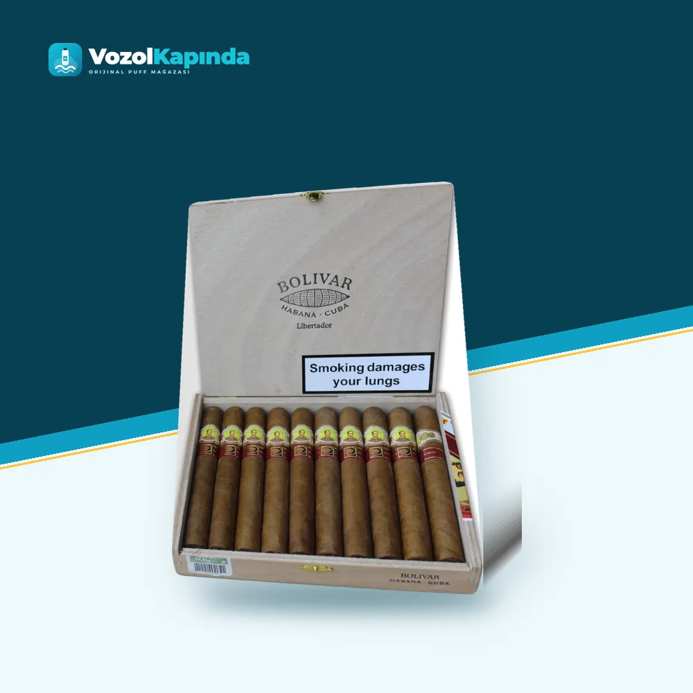 Bolivar Libertador Puro 10’s FREESHOP) Paket Görünümü Bolivar Libertador Puro 10’s FREESHOP) ürün görseli, orijinal Küba purosu