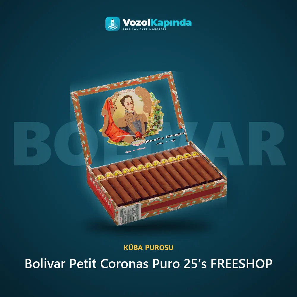 Bolivar Petit Coronas Puro 25’s FREESHOP Bilgi Kartı Bolivar Petit Coronas Puro 25’s FREESHOP sipariş avantajları: kapıda ödeme ve gizli paket