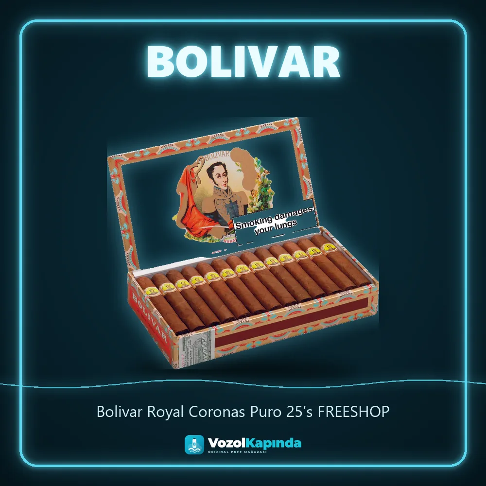 Bolivar Royal Coronas Puro 25’s FREESHOP sipariş avantajları: kapıda ödeme ve gizli paket