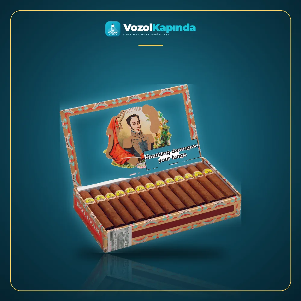 Bolivar Royal Coronas Puro 25’s FREESHOP ön yüz görseli, orijinal ambalaj