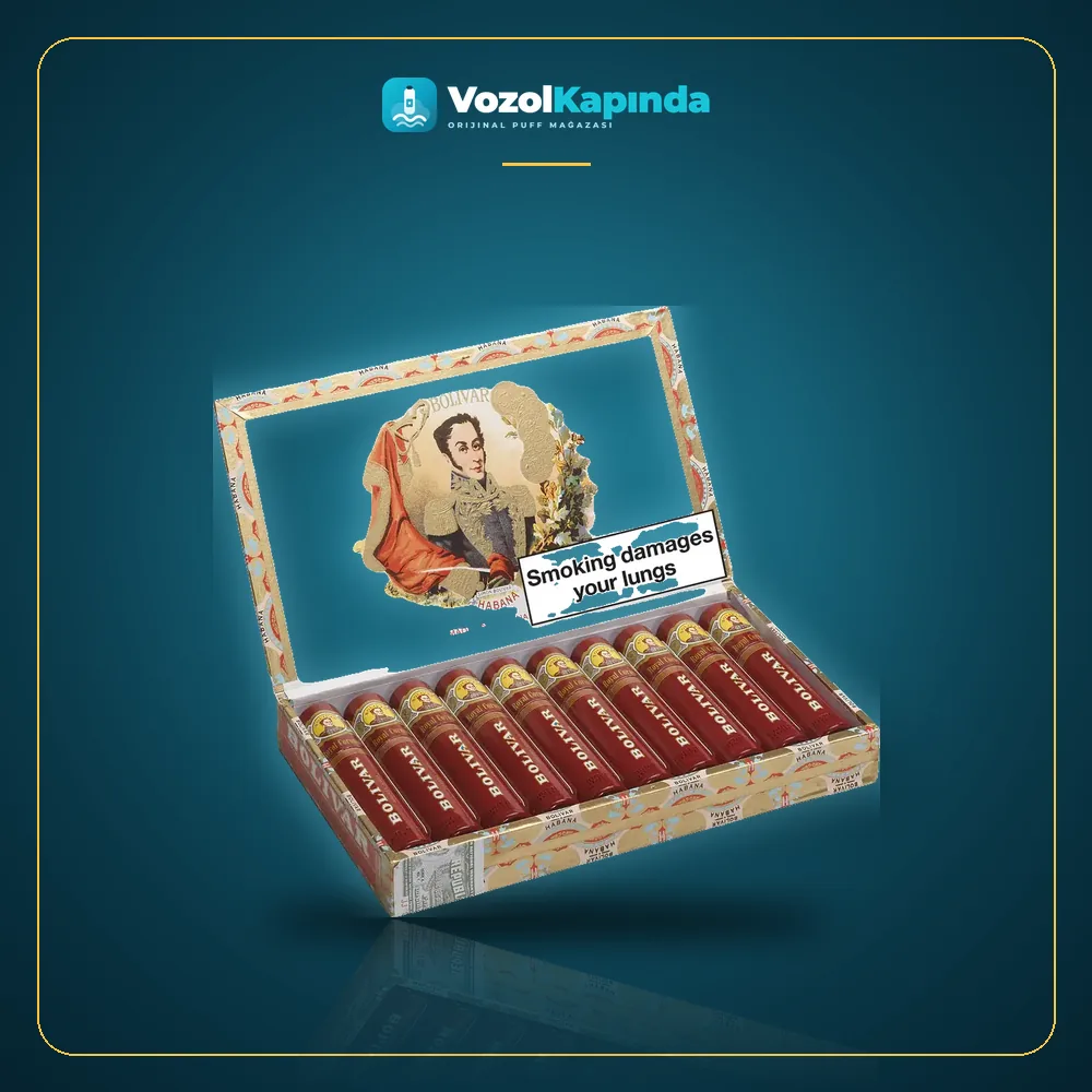 Bolivar Royal Coronas Puro Tubos 10’s FREESHOP ürün görseli, orijinal Küba purosu