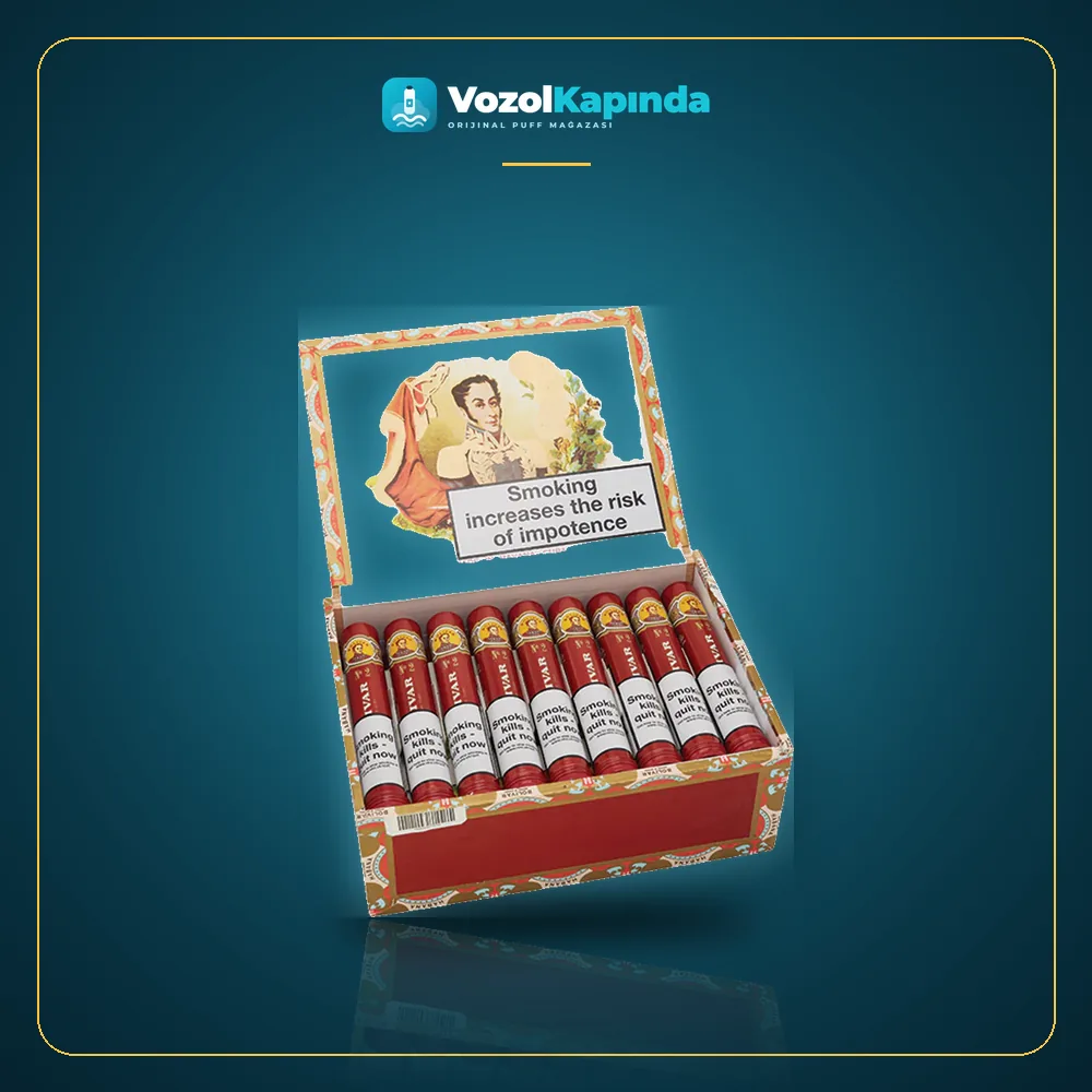 Bolivar Tubos No.2 Tubos Puro 25’s FREESHOP Paket Görünümü Bolivar Tubos No.2 Tubos Puro 25’s FREESHOP ön yüz görseli, orijinal ambalaj