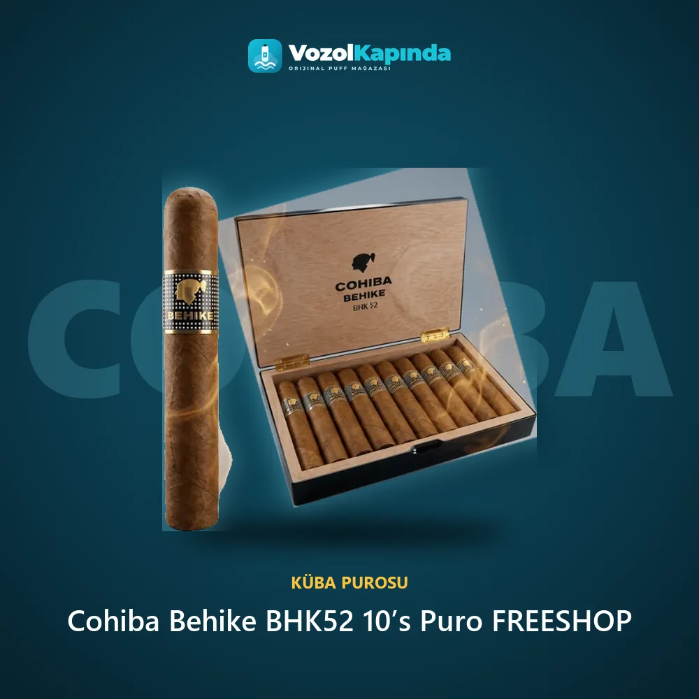 Cohiba Behike BHK52 10’s Puro FREESHOP Bilgi Kartı Cohiba Behike BHK52 10’s Puro FREESHOP sipariş avantajları: kapıda ödeme ve gizli paket