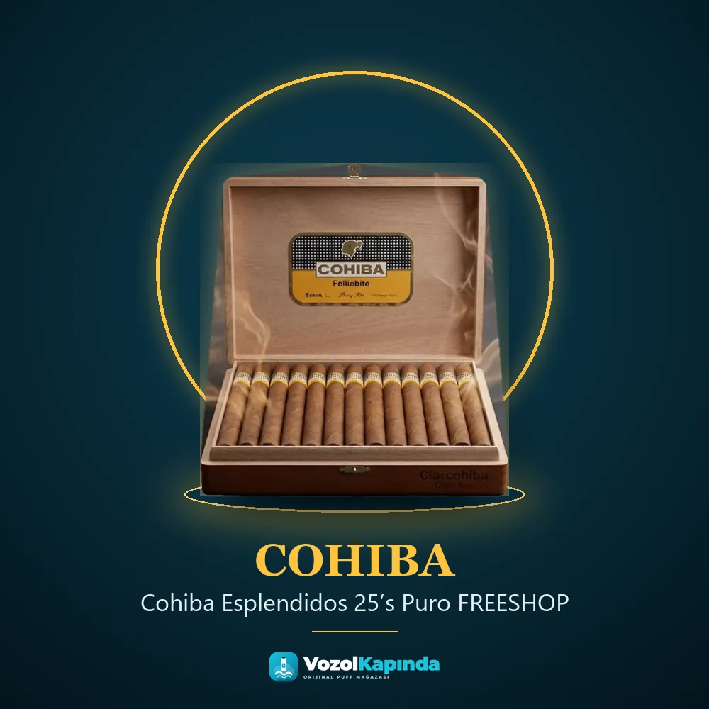 Cohiba Esplendidos 25’s Puro FREESHOP Özellikleri Cohiba Esplendidos 25’s Puro FREESHOP özellikleri: orijinal ürün, kapıda ödeme, gizli paket