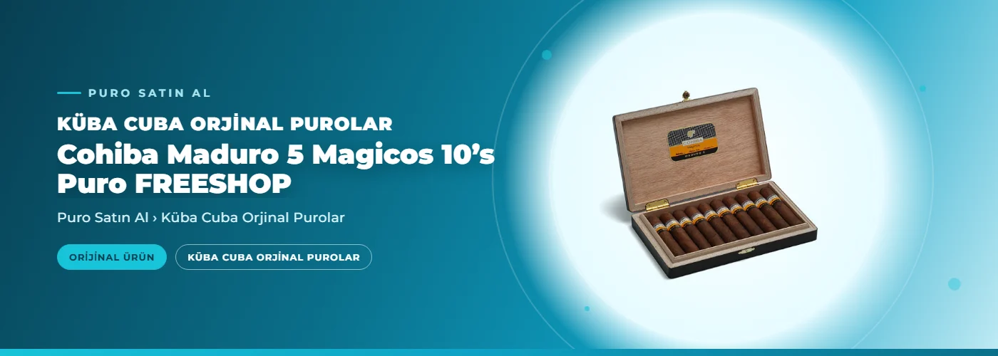 Cohiba Maduro 5 Magicos 10’s Puro FREESHOP
