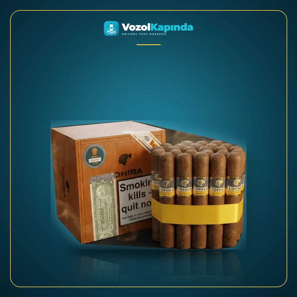 Cohiba Robustos 25’s Puro FREESHOP ön yüz görseli, orijinal ambalaj