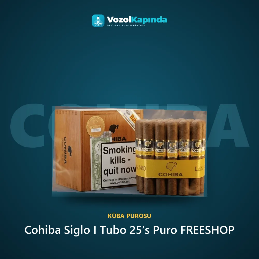 Cohiba Siglo I Tubo 25’s Puro FREESHOP Özellikleri Cohiba Siglo I Tubo 25’s Puro FREESHOP bilgi kartı, orijinal Küba purosu