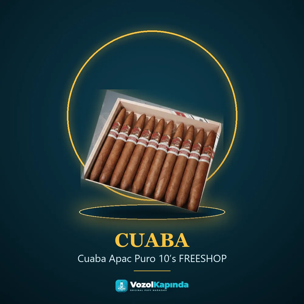 Cuaba Apac Puro 10’s FREESHOP Özellikleri Cuaba Apac Puro 10’s FREESHOP bilgi kartı, orijinal Küba purosu
