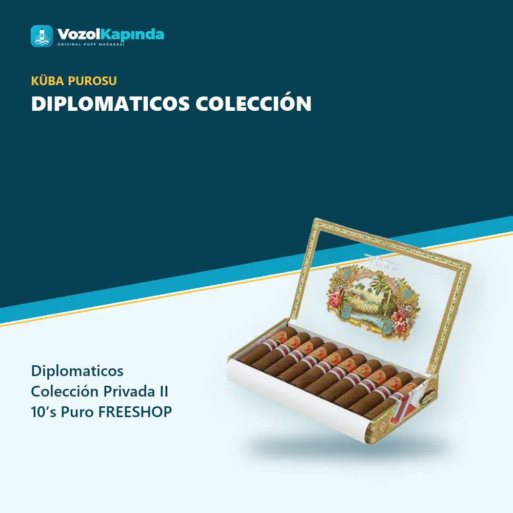 Diplomaticos Colección Privada II 10’s Puro FREESHOP Bilgi Kartı Diplomaticos Colección Privada II 10’s Puro FREESHOP bilgi kartı, orijinal Küba purosu