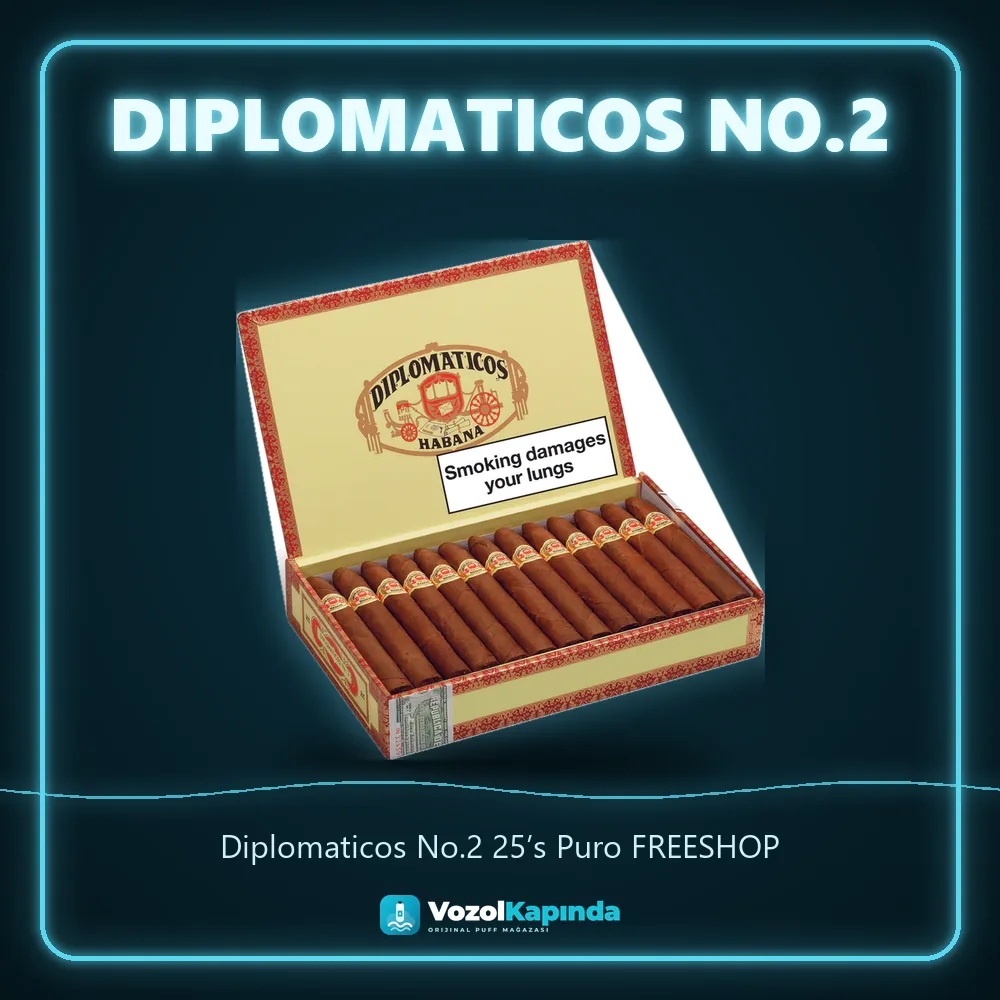 Diplomaticos No.2 25’s Puro FREESHOP sipariş avantajları: kapıda ödeme ve gizli paket
