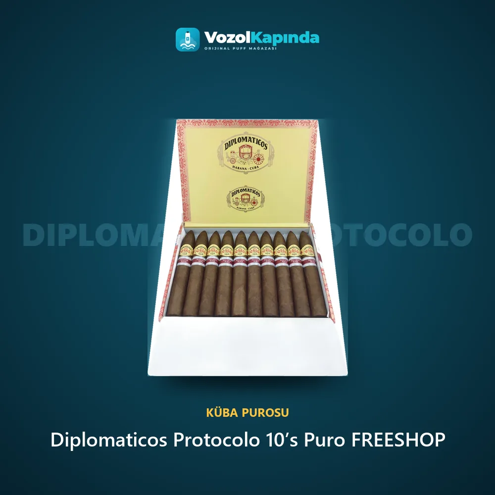 Diplomaticos Protocolo 10’s Puro FREESHOP Bilgi Kartı Diplomaticos Protocolo 10’s Puro FREESHOP sipariş avantajları: kapıda ödeme ve gizli paket
