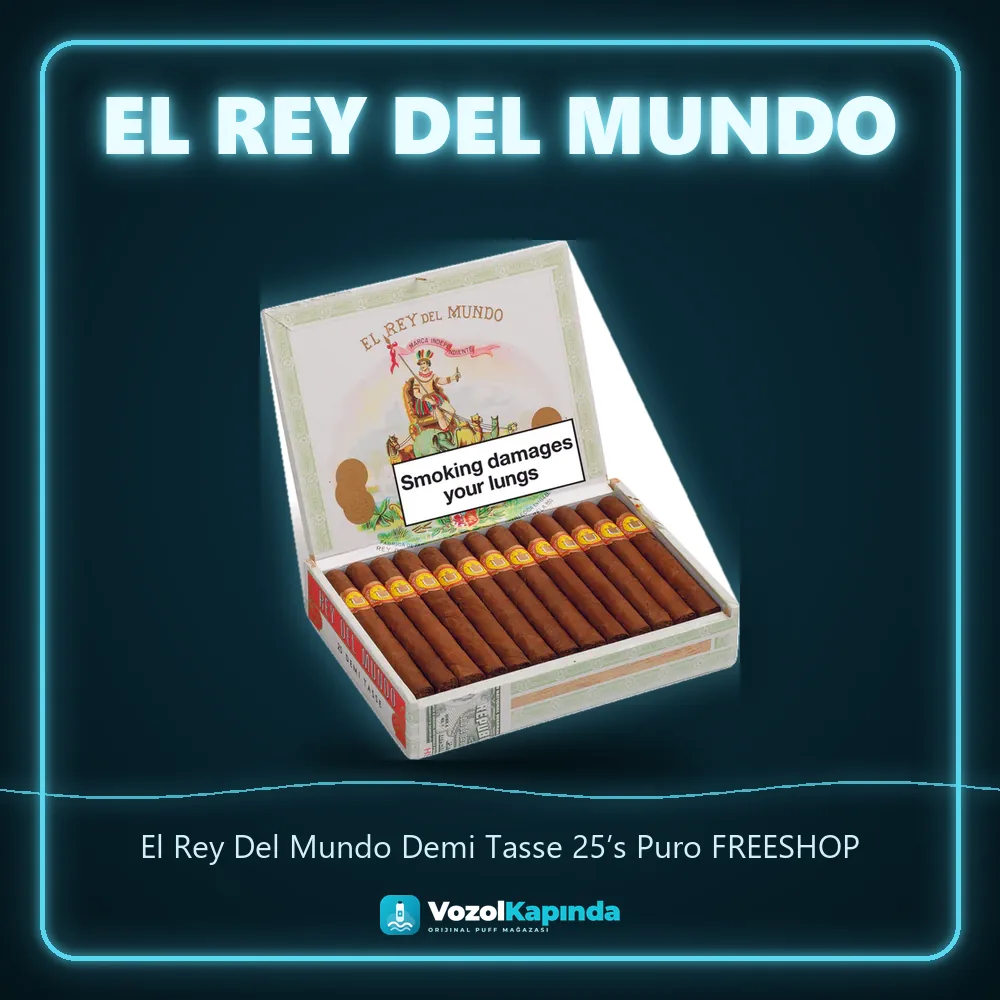 El Rey Del Mundo Demi Tasse 25’s Puro FREESHOP Sipariş Bilgileri El Rey Del Mundo Demi Tasse 25’s Puro FREESHOP sipariş avantajları: kapıda ödeme ve gizli paket