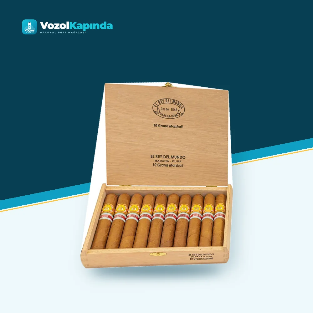 El Rey Del Mundo Grand Marshall 10’s Puro FREESHOP paket görünümü