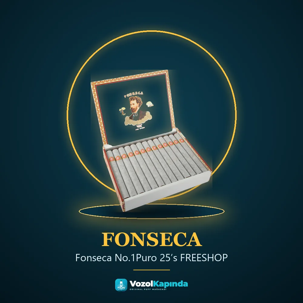 Fonseca No.1Puro 25’s FREESHOP Bilgi Kartı Fonseca No.1Puro 25’s FREESHOP bilgi kartı, orijinal Küba purosu