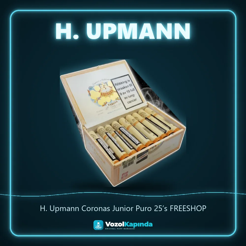 H. Upmann Coronas Junior Puro 25’s FREESHOP Özellikleri H. Upmann Coronas Junior Puro 25’s FREESHOP sipariş avantajları: kapıda ödeme ve gizli paket