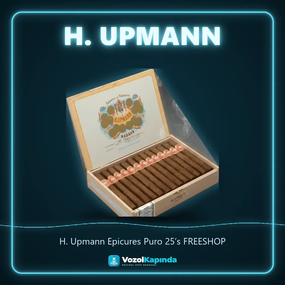 H. Upmann Epicures Puro 25’s FREESHOP Özellikleri H. Upmann Epicures Puro 25’s FREESHOP özellikleri: orijinal ürün, kapıda ödeme, gizli paket