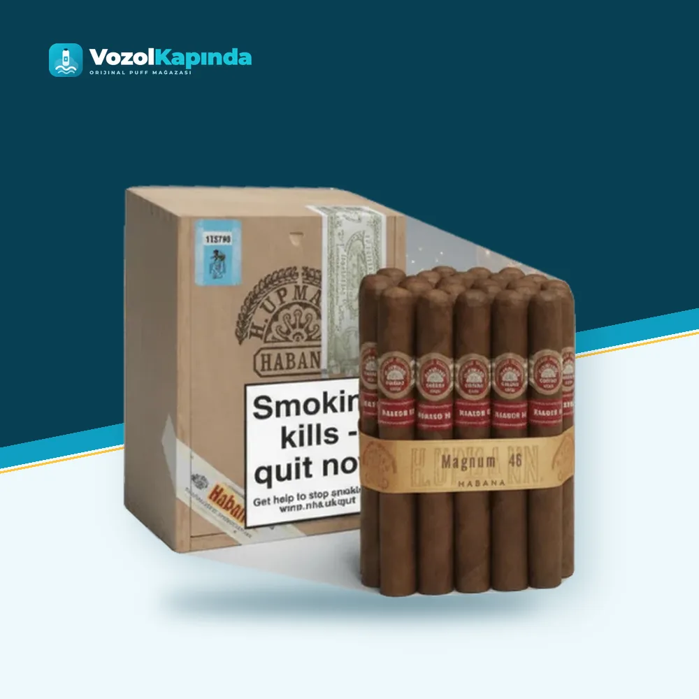 H. Upmann Magnum 46 25’s Tubo FREESHOP paket görünümü