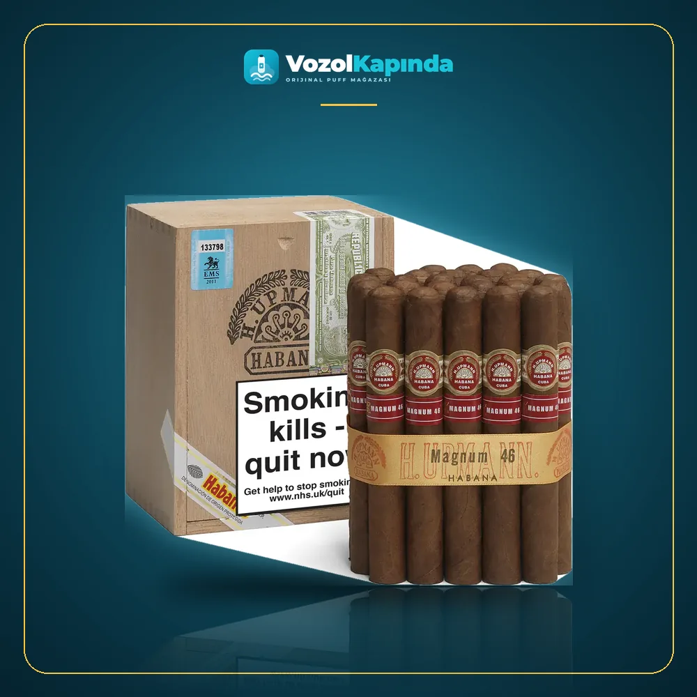 H. Upmann Magnum 50 10’s FREESHOP Orijinal Ambalaj H. Upmann Magnum 50 10’s FREESHOP paket görünümü