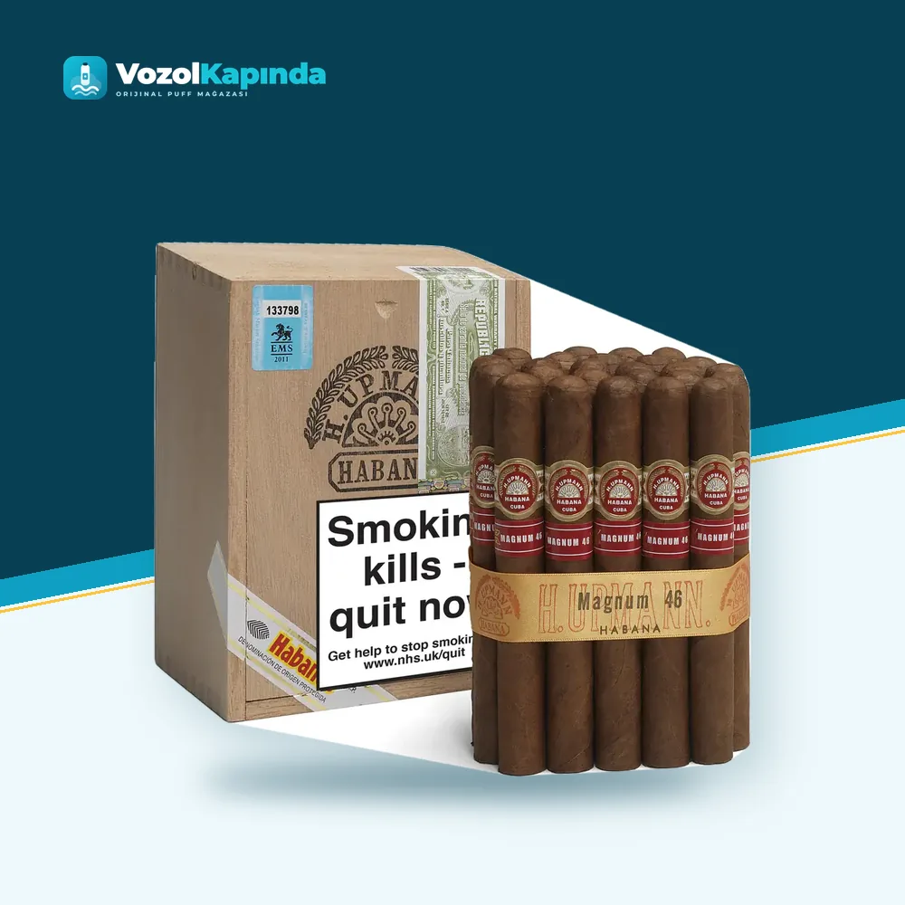 H. Upmann Magnum 50 25’s Tubo FREESHOP paket görünümü