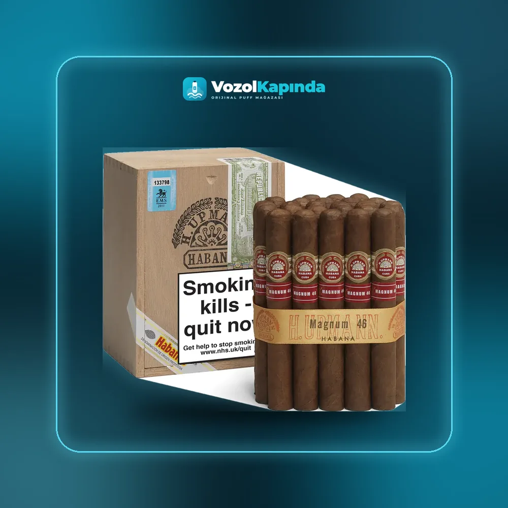 H. Upmann Magnum 54 25’s FREESHOP Sipariş H. Upmann Magnum 54 25’s FREESHOP, Vozol Kapında orijinal Küba purosu