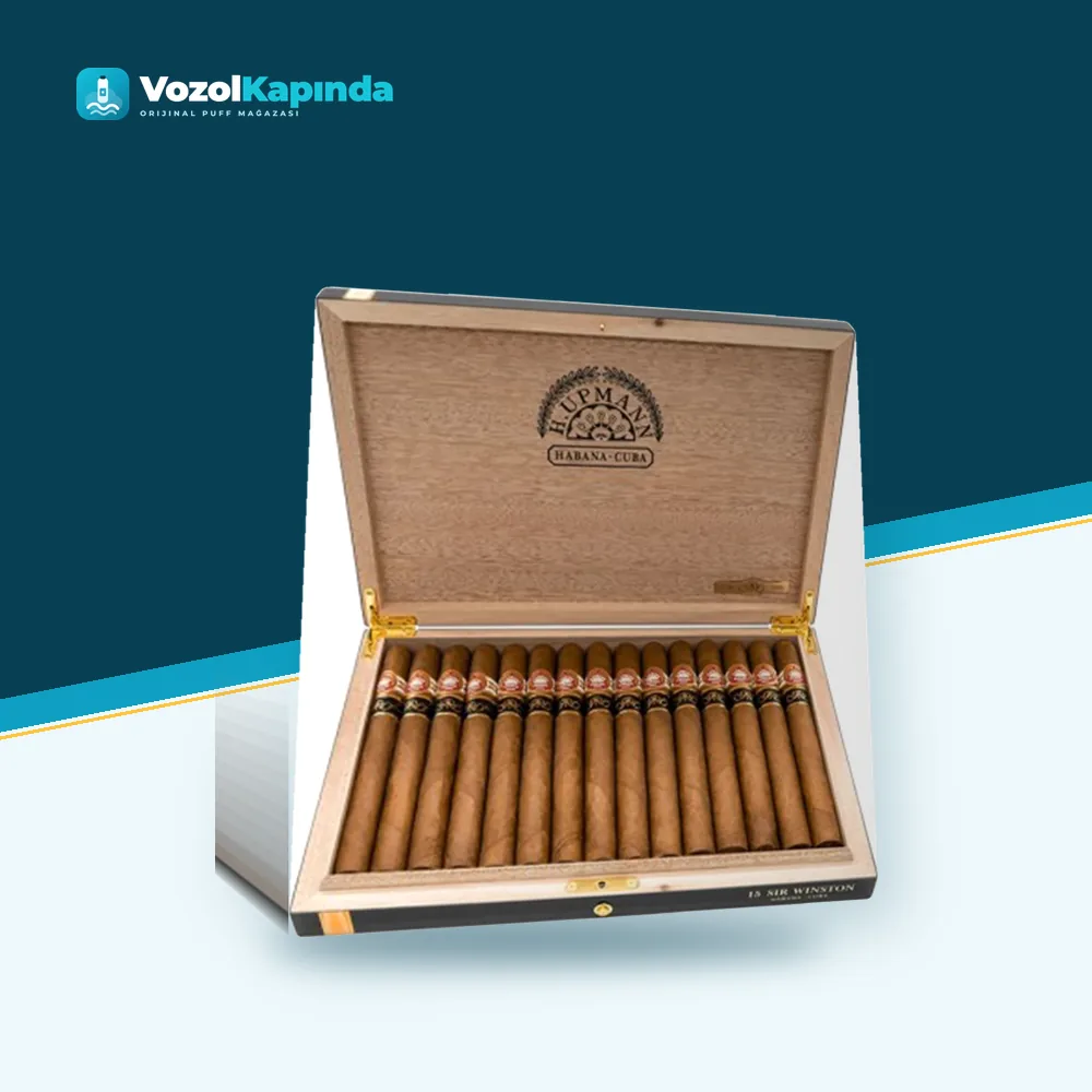 H. Upmann Sir Winston Gran Reserva 2011-2017 25’s FREESHOP ön yüz görseli, orijinal ambalaj