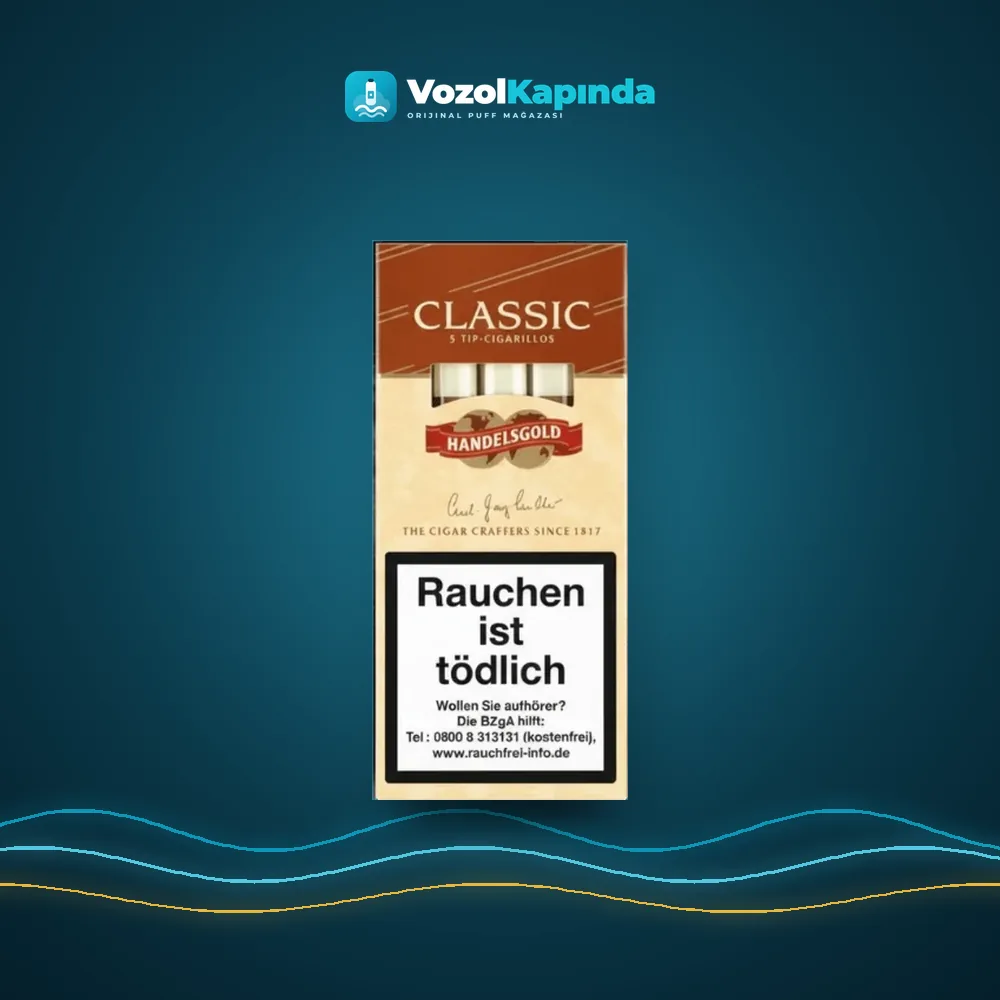 Handelsgold Classic Sigarillo Ağızlıklı Satın Al Handelsgold Classic Sigarillo Ağızlıklı, Vozol Kapında orijinal sigarillo