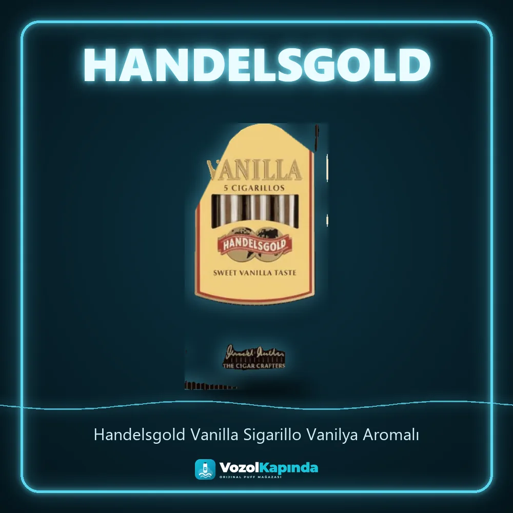 Handelsgold Vanilla Sigarillo Vanilya Aromalı sipariş avantajları: kapıda ödeme ve gizli paket