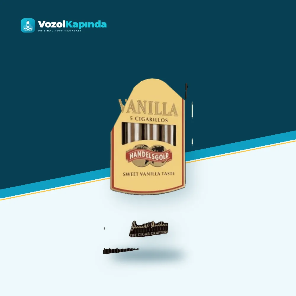 Handelsgold Vanilla Sigarillo Vanilya Aromalı ön yüz görseli, orijinal ambalaj