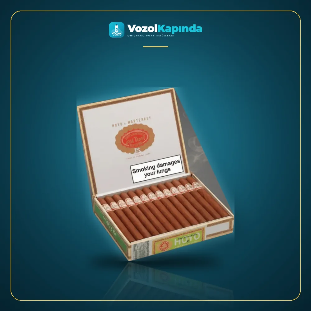 Hoyo de Monterrey Double Coronas Puro 50’s FREESHOP Orijinal Ambalaj Hoyo de Monterrey Double Coronas Puro 50’s FREESHOP ön yüz görseli, orijinal ambalaj