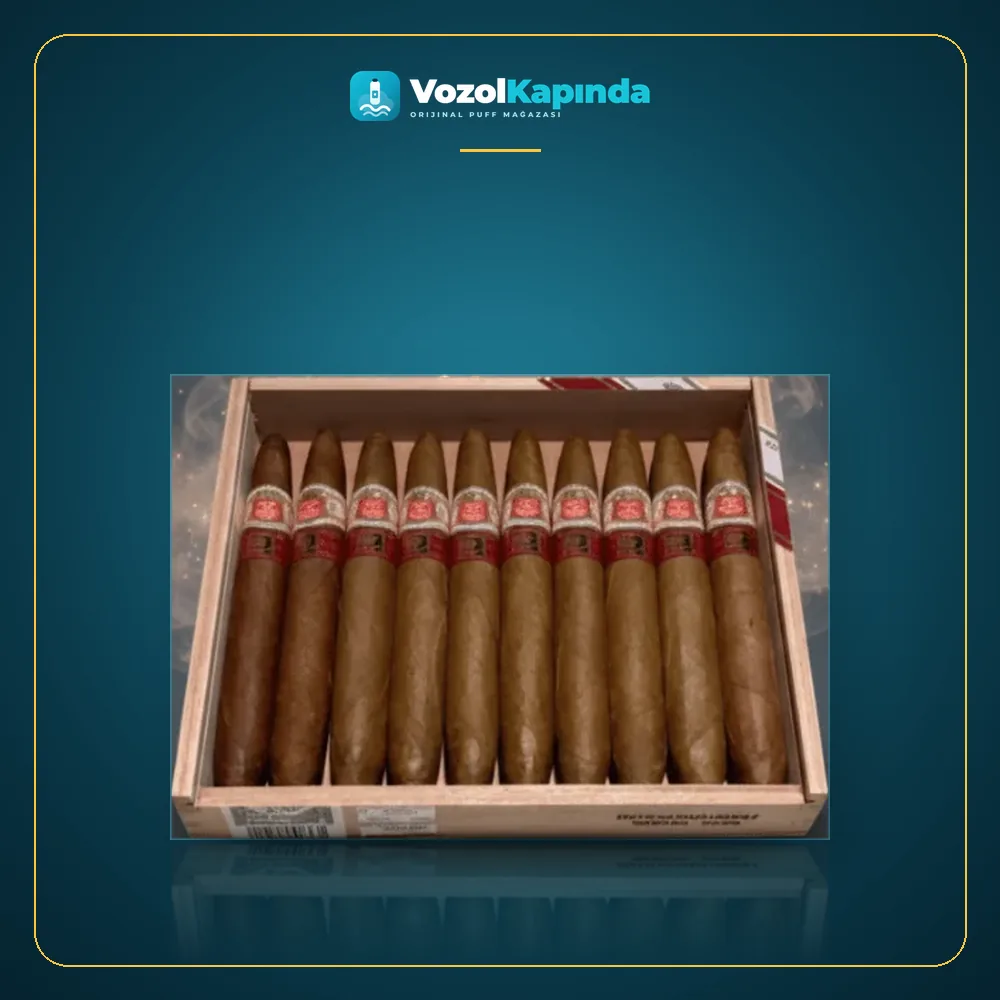 Hoyo de Monterrey Elegantes (CDH) Puro 10’s FREESHOP Orijinal Ambalaj Hoyo de Monterrey Elegantes (CDH) Puro 10’s FREESHOP ön yüz görseli, orijinal ambalaj