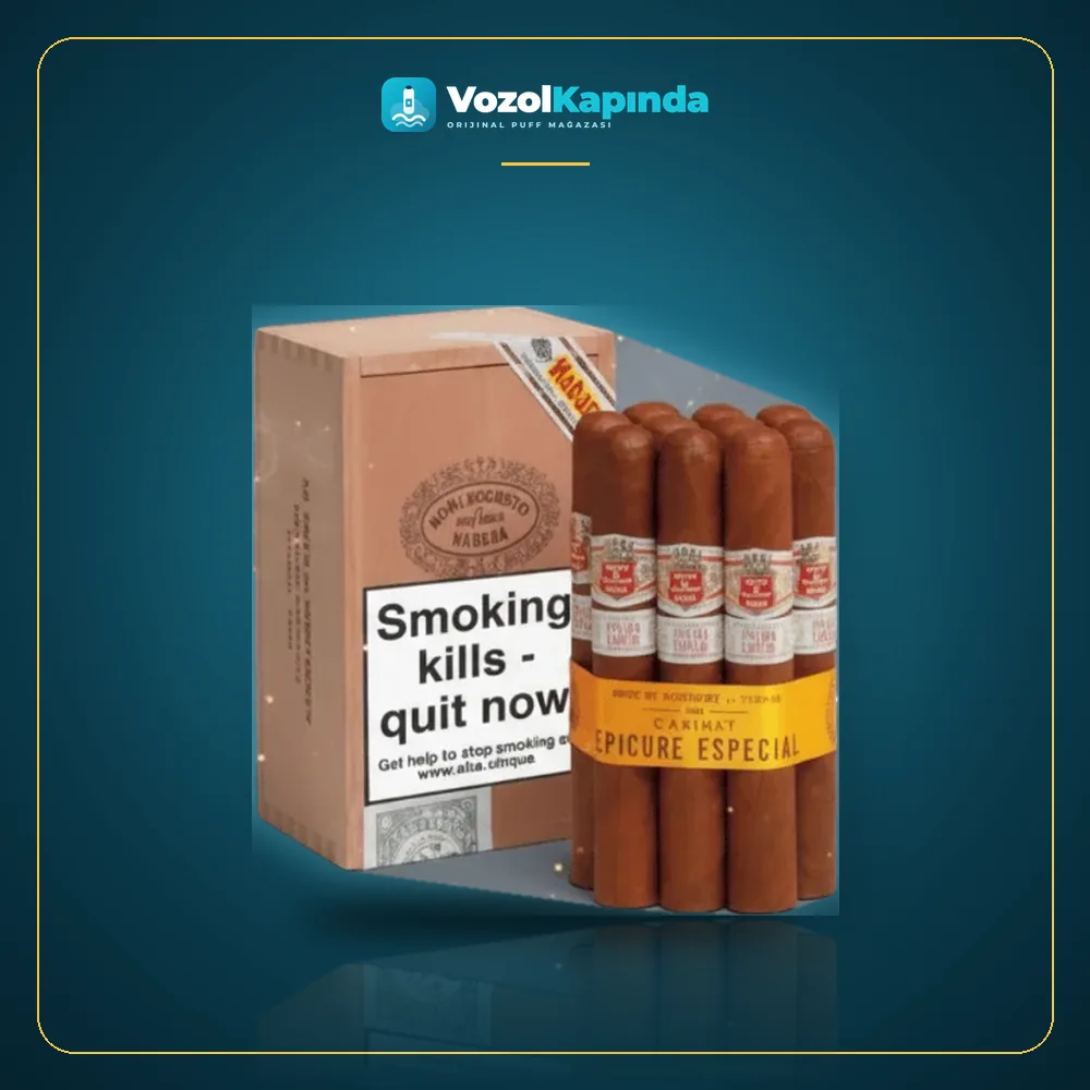 Hoyo de Monterrey Epicure Especial Tubo Puro 10’s FREESHOP ön yüz görseli, orijinal ambalaj
