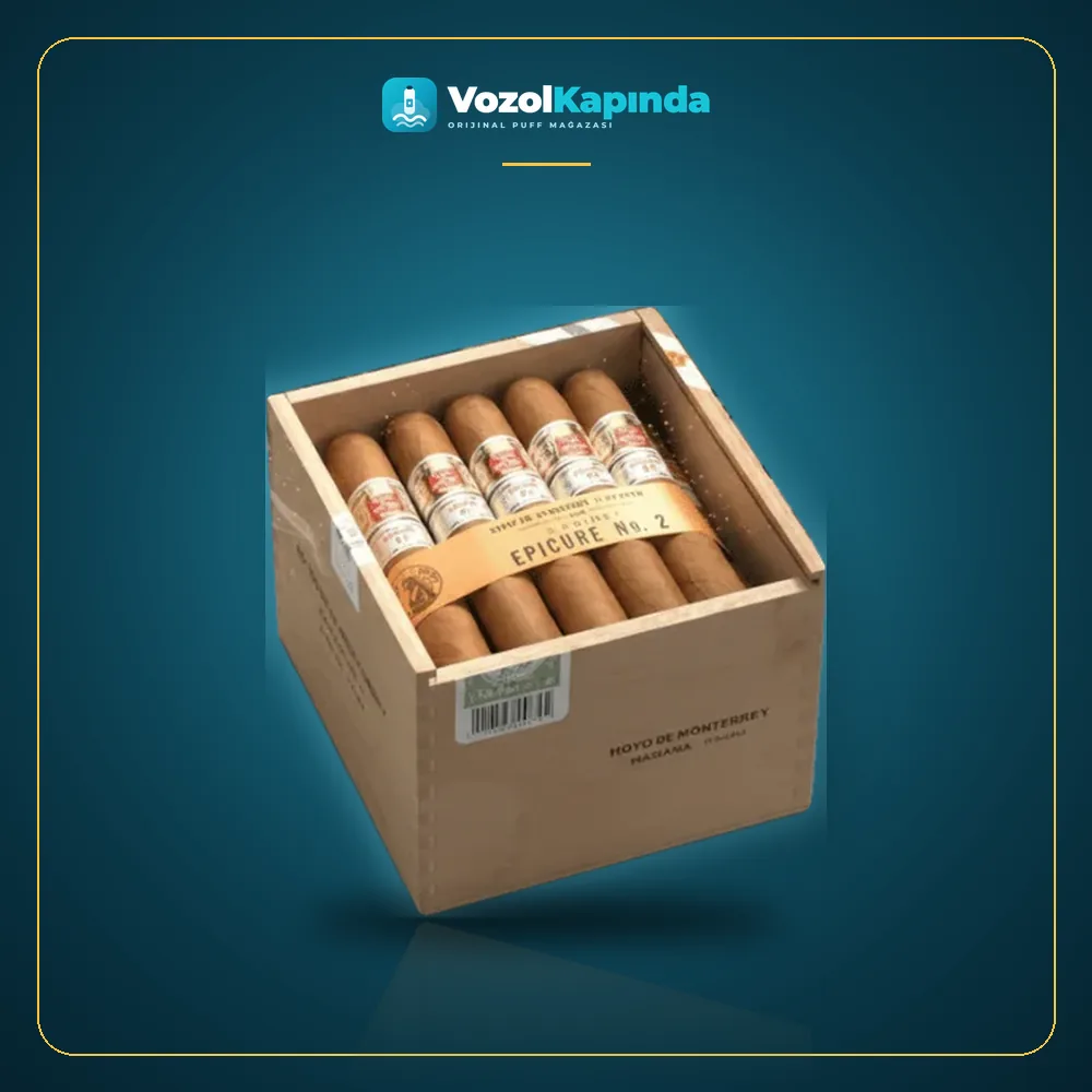 Hoyo de Monterrey Epicure No.2 Tubo Puro 10’s FREESHOP paket görünümü